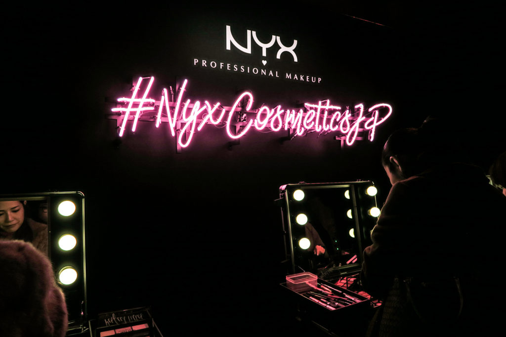 Launch of NYX Cosmetics Japan